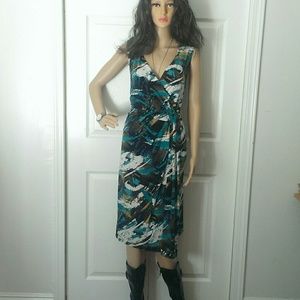 Multicolored Plus Size Dress